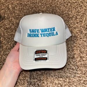 White Tequila Trucker Hat